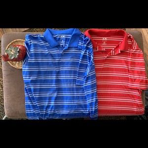 Lot of 2 adidas polos